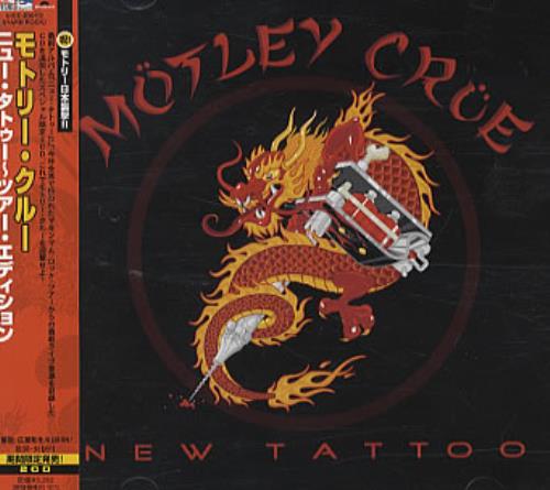 Motley Crue New Tattoo Japanese 2 CD album set (Double CD) (336444)